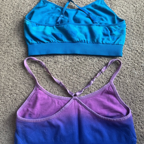 Blue and Purple Ombre Sports Bras - Picture 4 of 6